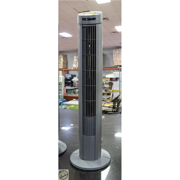 SEVILLE TOWER FAN GREY WITH REMOTE - 40" TALL