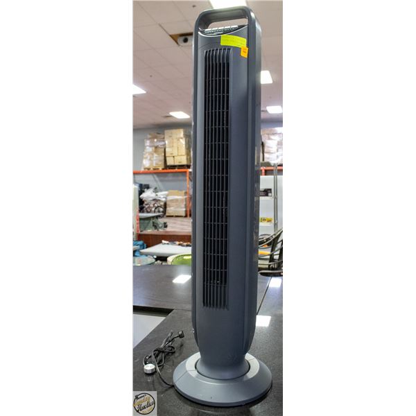 SEVILLE ULTRA SLIMLINE TOWER FAN GREY - 40" TALL