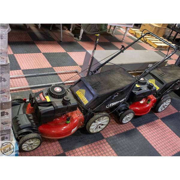 TROY-BILT SELF-PROPELLED LAWN MOWER RED & BLACK