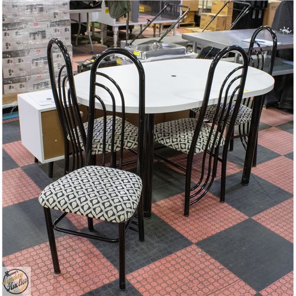 DINING ROOM TABLE W/LEAF H-30.5" W-36" L-59" WITH