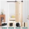 Image 1 : NEW WINSOON BI-FOLD BARN DOOR HARDWARE TWO 16"