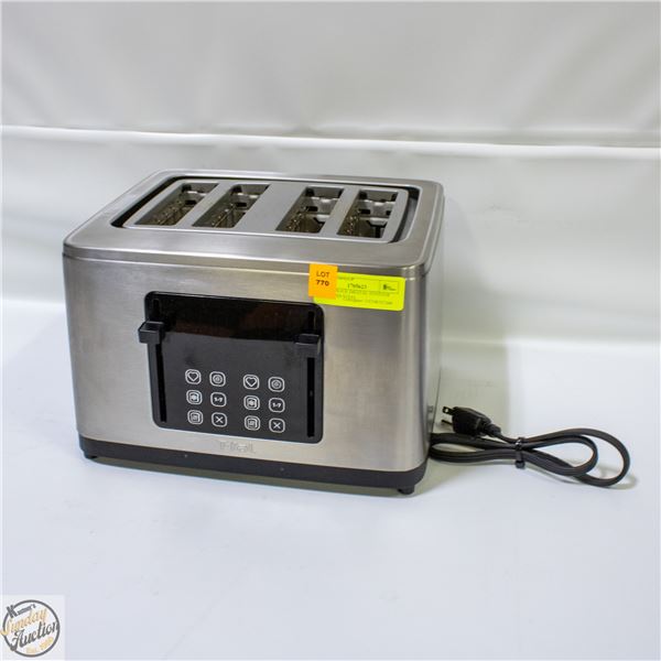 T-FAL 4 SLICE DIGITAL TOASTER STAINLESS STEEL