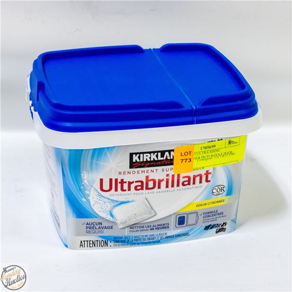 KIRKLAND ULTRA SHINE DISHWASHER DETERGENT PODS