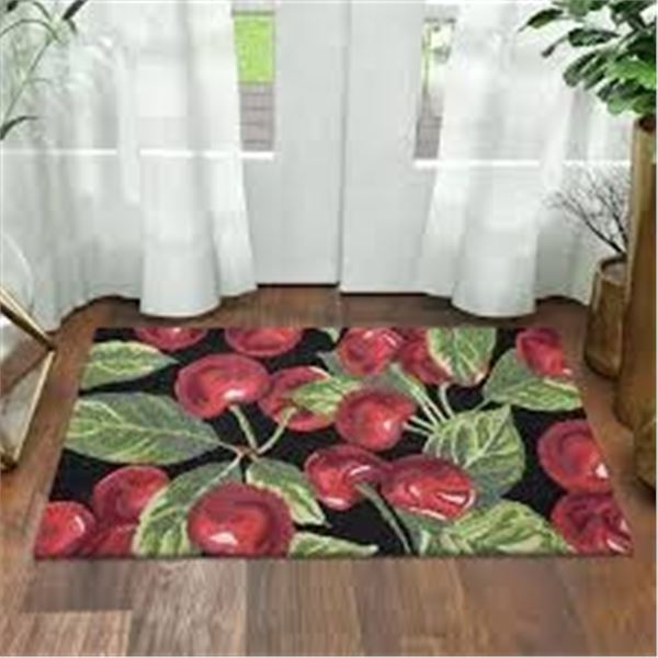 HAND HOOKED ACCENT RUG - 22 X 38"