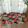 Image 1 : HAND HOOKED ACCENT RUG - 22 X 38"