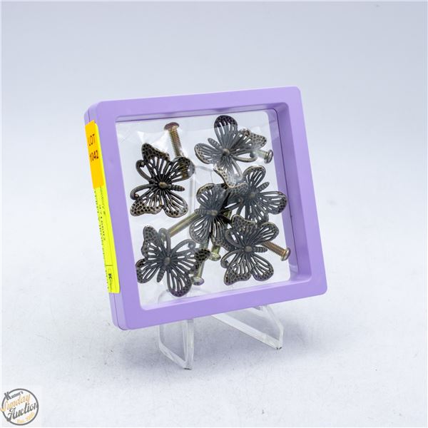 NEW BUTTERFLY IRON 6PCS PULL HANDLE