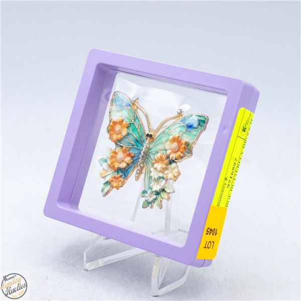NEW LARGE BUTTERFLY BROOCH ACCENT