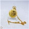 Image 2 : ESTATE BEN MOSS POCKET WATCH W/CHAIN SWISS-ESTATE