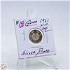 Image 1 : #4731-SILVER 1921 KING GEORGE 10 CENT COIN