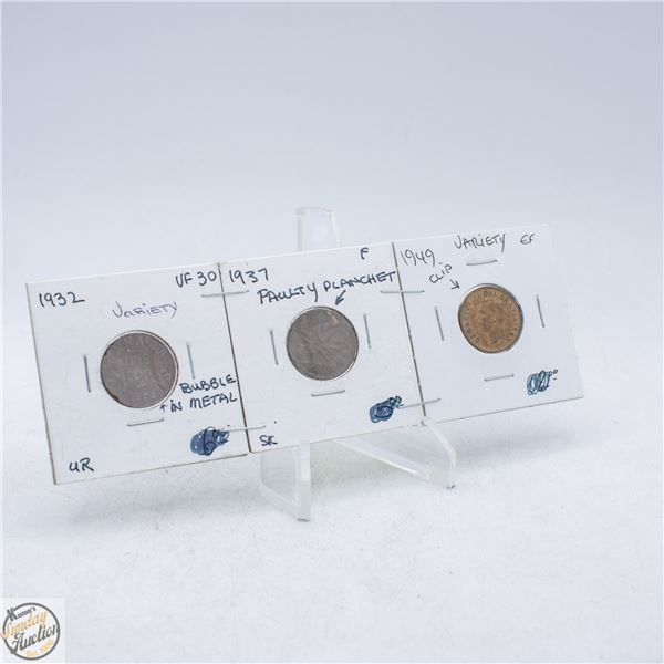 #4742-1932 VPENNY WITH BUBBLE IN METAL,