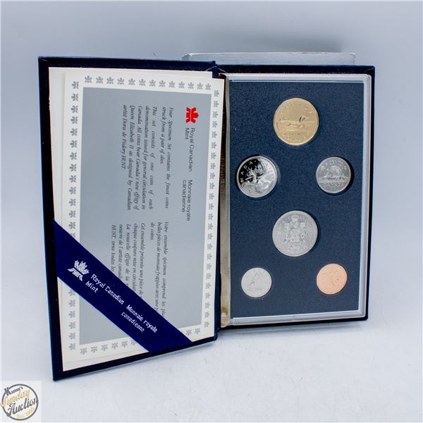 #4755-1990 CANADA 6-COIN RCM SET BOX+COA