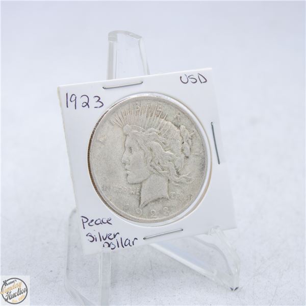 1923 AMERICAN PEACE SILVER DOLLAR 90% SILVER