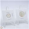 Image 1 : 1967 CANADA SILVER QUARTER & DIME 80% SILVER