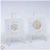 Image 2 : 1967 CANADA SILVER QUARTER & DIME 80% SILVER