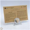 Image 2 : RCM 2 DOLLAR TEST COIN  NUMBER 13538 WITH PAPER