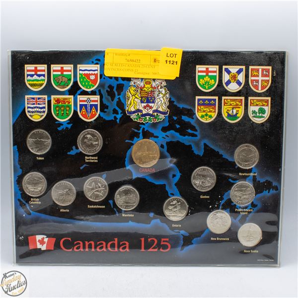1992 SEALED CANADA 25 CENT PROVINCES COINS 13