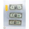 Image 1 : 1969 & 1976 AMERICAN 1 & 2 DOLLARS BILLS IN SHEET