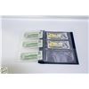 Image 2 : 5 UNCIRCULATED 1973 $1 BILLS CANADA