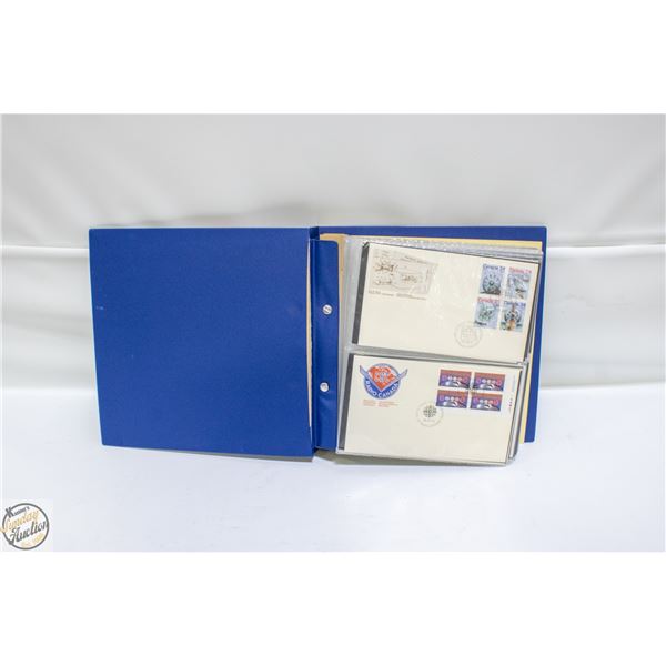 BINDER OF FIRST DAY COVERS VARIOUS KINDS 80-90S