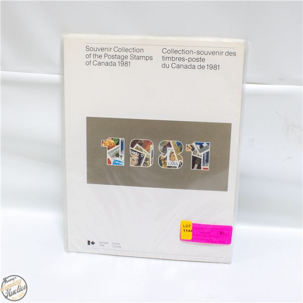 1981 SOUVENIR COLLECTION POSTAGE STAMPS BOOK