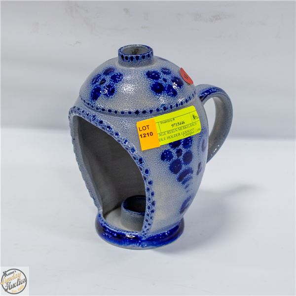 VINTAGE REIGN MERKELBACH CANDLE HOLDER GERMANY