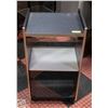 Image 1 : SONY GLASS FRONT AUDIO CABINET 2 GLASS SHELVES