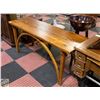 Image 1 : SOLID WOOD HALLWAY TABLE H-26.5 W-19" L-61"