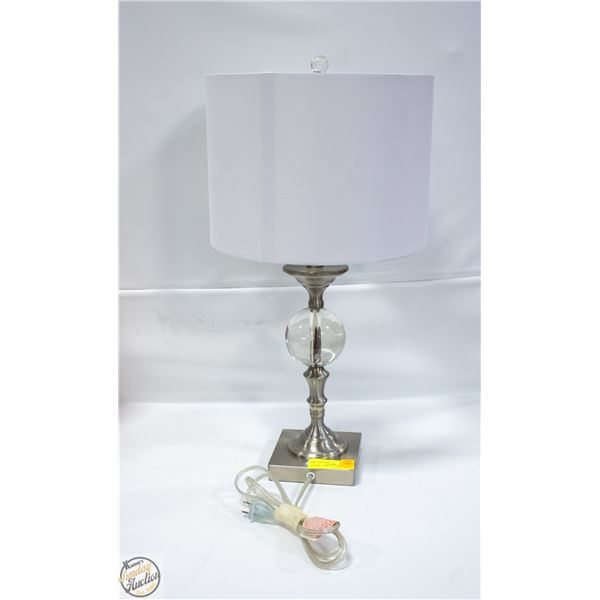 CRYSTAL "ORB" 24" TABLE LAMP