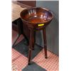 Image 1 : WOODEN SALAD BOWL 17" DIAMETER + STAND H-33"