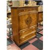 Image 1 : ORIENTAL THEMED ARMOIRE CHEST OF