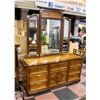 Image 1 : ORIENTAL THEMED BEDROOM DRESSER WITH