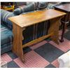 Image 1 : VINTAGE MID CENTRY SOLID WOOD TRESTLE