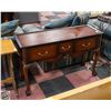Image 1 : BALL AND CLAW STYLE 3 DRAWER CONSOLE TABLE