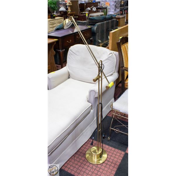 ADJUSTABLE BRASS FLOOR LAMP