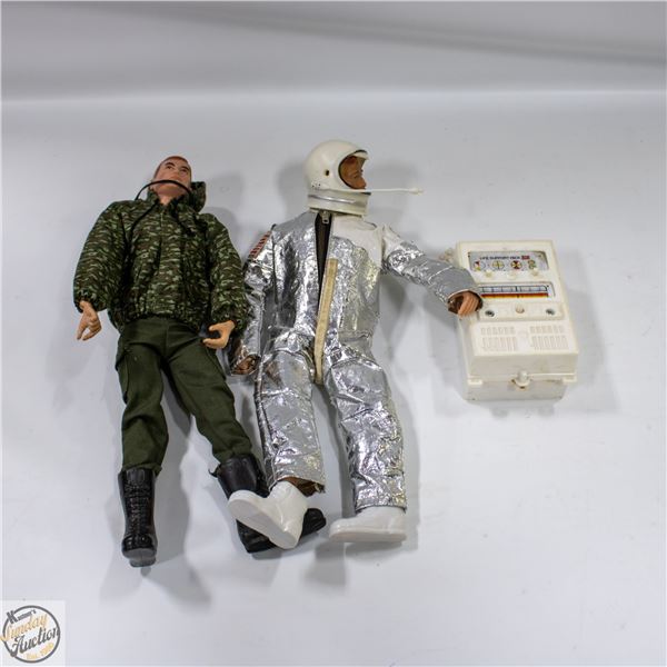 2 ACTION MEN AND SPACE PACK