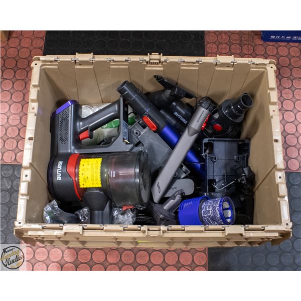 BOX OF VACUUM PARTS