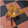 Image 1 : VINTAGE LEATHER FOOTSTOOL