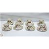 Image 1 : LOT CUPS AND SAUCERS