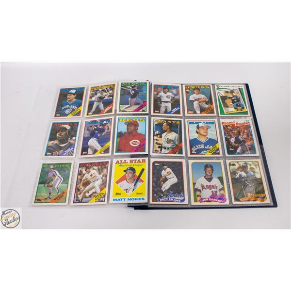 1988-1989 TOPS BASEBALL CARDS 50+