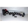 Image 1 : BOX LOT MISC CAMERA LENSES 7 CAMERAS