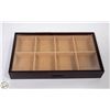 Image 1 : 8 SLOT WOOD JEWERLY BOX