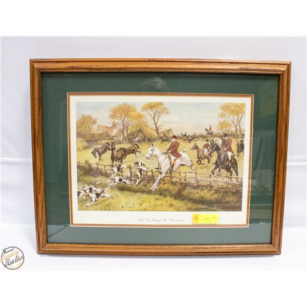 "FULL CRY THROUGH THE HOMESTEAD" BY GEORGE