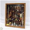 Image 1 : 20" X 24" OIL CAN COLLECTION FRAMED WALL ART