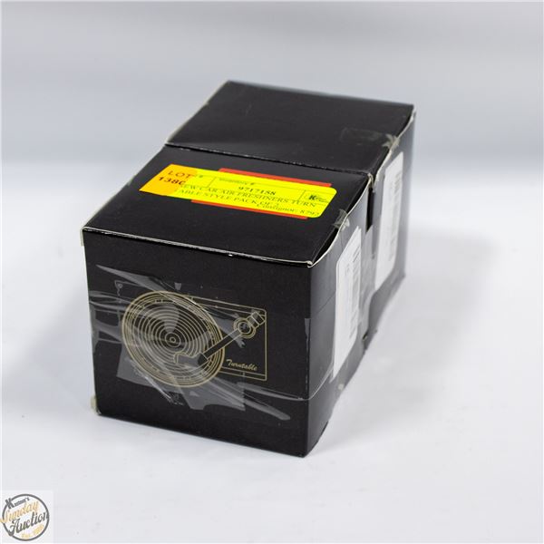 NEW CAR AIR FRESHNERS TURN TABLE STYLE PACK OF 2