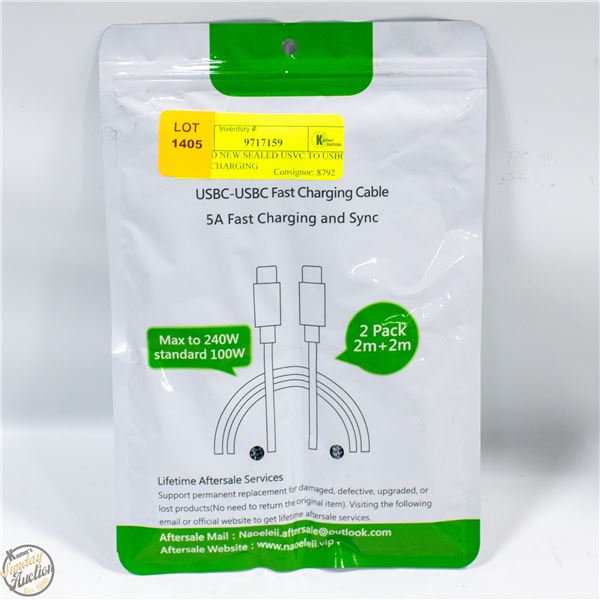 BRAND NEW SEALED USVC TO USBC FAST CHARGING