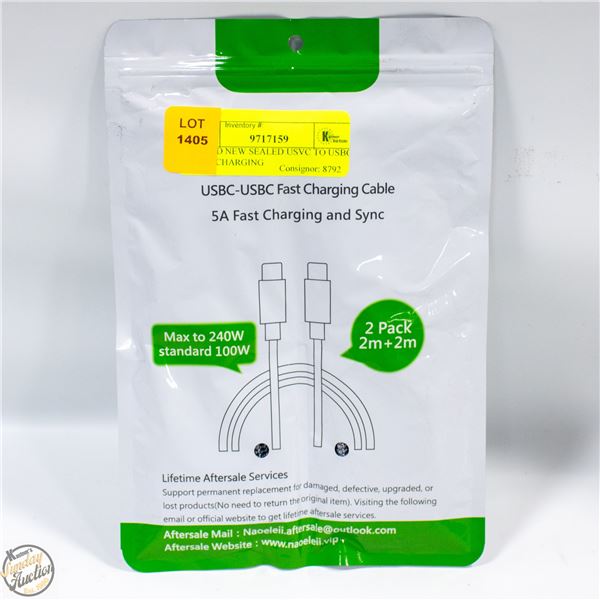 BRAND NEW SEALED USVC TO USBC FAST CHARGING