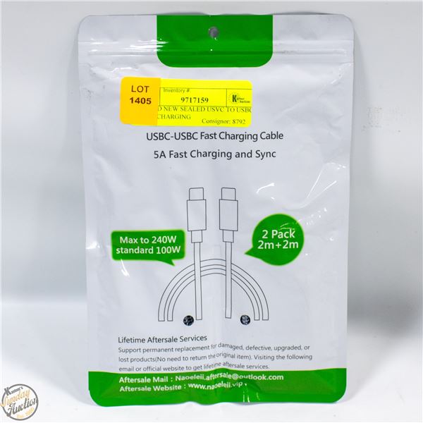 BRAND NEW SEALED USVC TO USBC FAST CHARGING