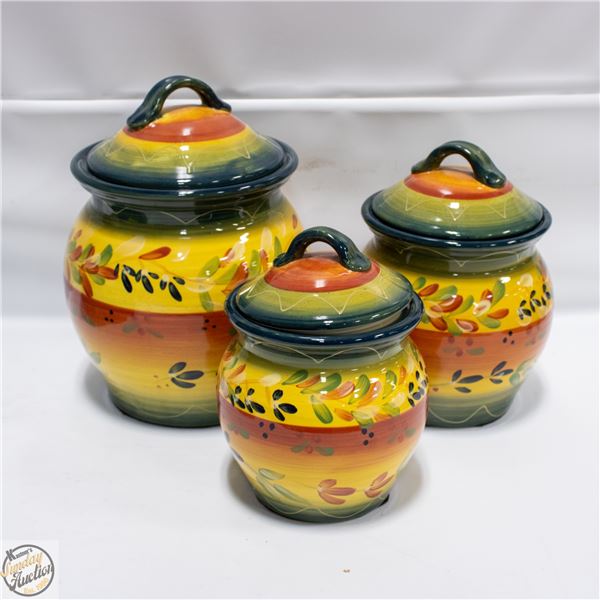 SET OF 3 CANISTERS