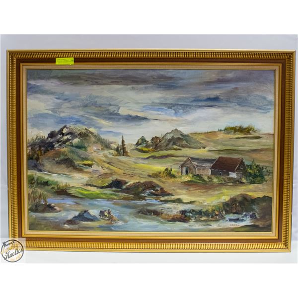 VINTAGE VINTAGE M.B. WILSON PAINTING CHILDREN
