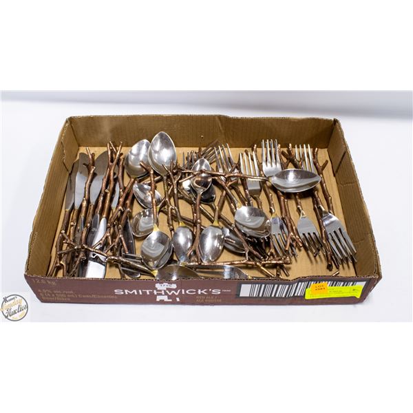 PIER 1 IMPORTS 'ARBOR' GOLDEN TWIG BRANCH